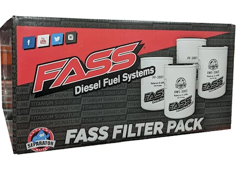 Fass Fuel Systems Filter Pack Contains (2) Xws-3002 & (2) Pf-3001